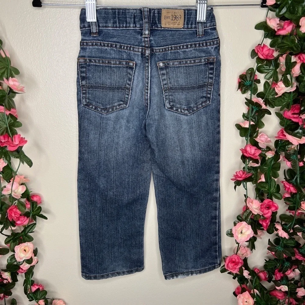 The Children’s Place Blue Distressed Straight Leg Jeans Girls 3T Casual Comfort